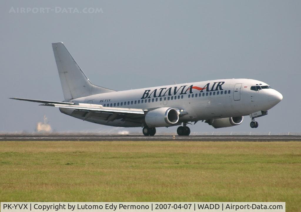 PK-YVX, 1989 Boeing 737-33A C/N 24093 LN:1727, Batavia