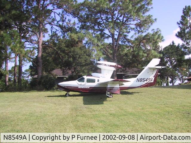 N8549A, 1991 Aerofab Inc LAKE 250 C/N 111, At home on Lake Hamilton, FL