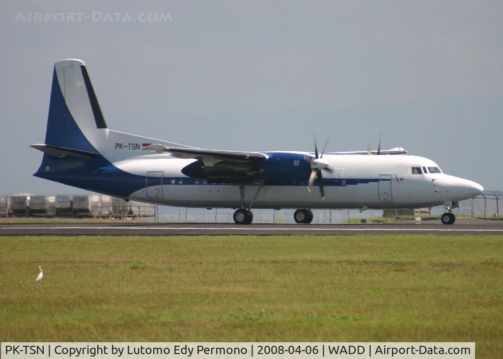 PK-TSN, 1990 Fokker 50 C/N 20185, IAT