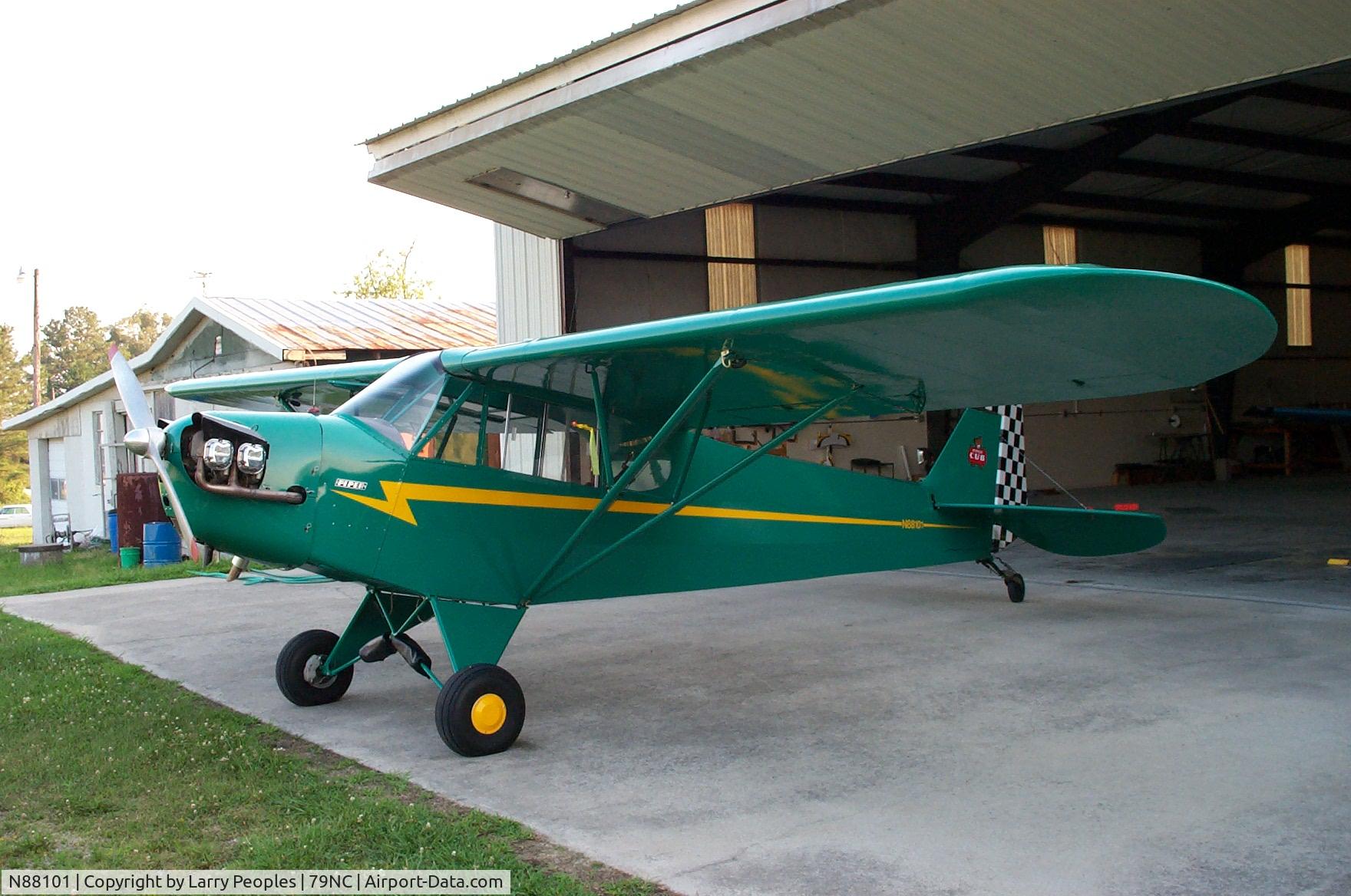 N88101, 1945 Piper J-3C Cub C/N 15276, Clipped Wing Cub