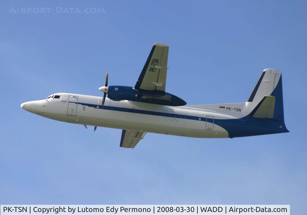 PK-TSN, 1990 Fokker 50 C/N 20185, IAT