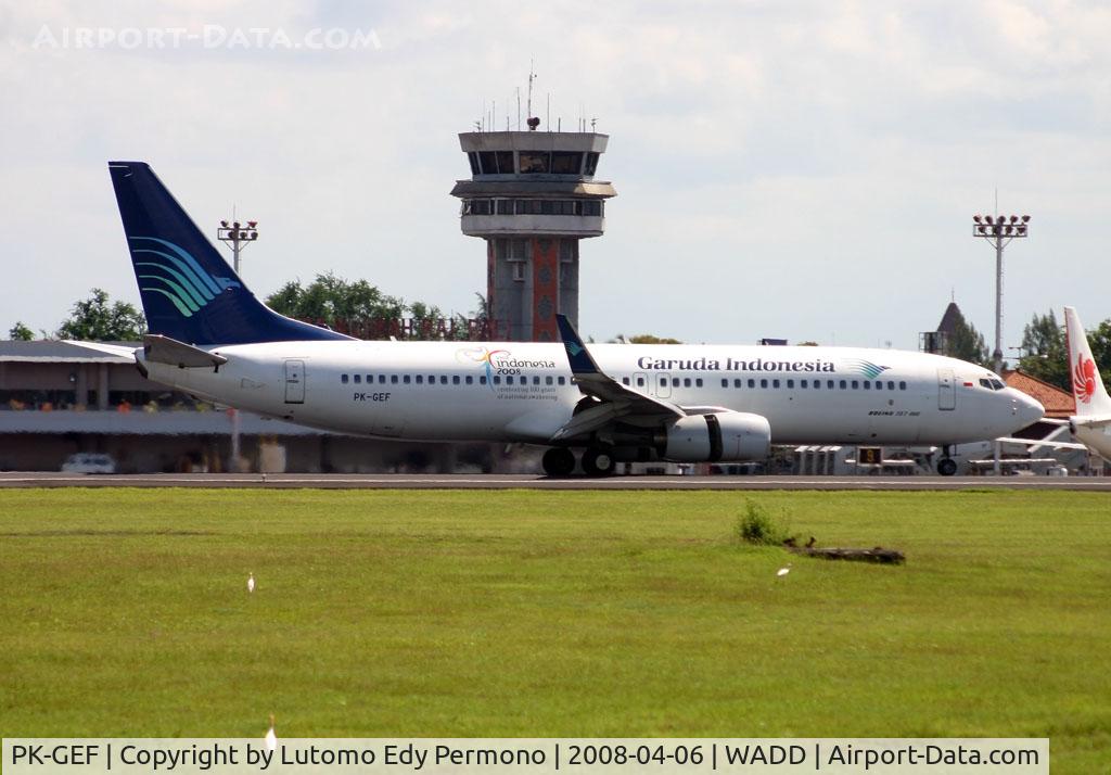 PK-GEF, 2002 Boeing 737-8CX C/N 32363, Garuda