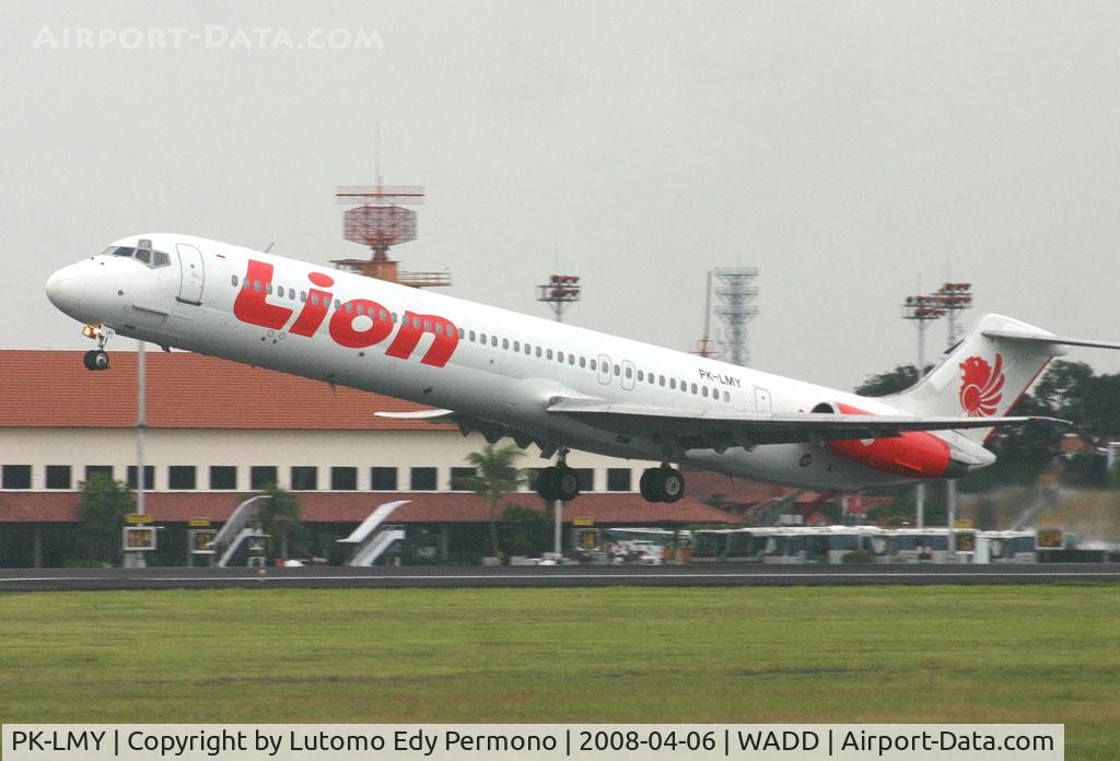 PK-LMY, 1985 McDonnell Douglas MD-82 (DC-9-82) C/N 49250, Lion Inter