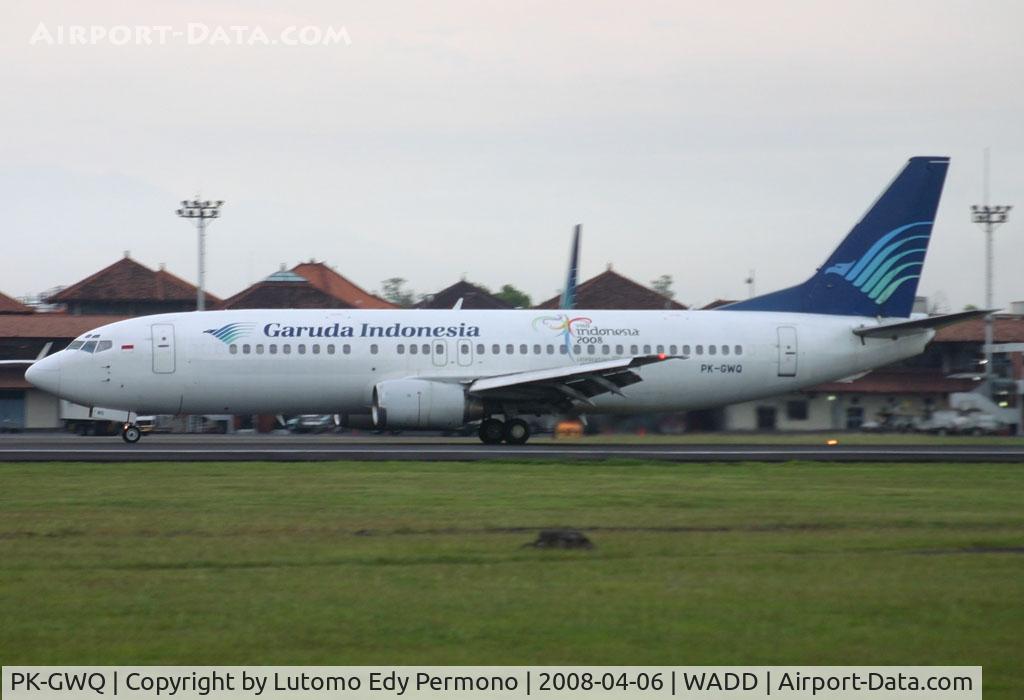 PK-GWQ, Boeing 737-4U3 C/N 25719, Garuda