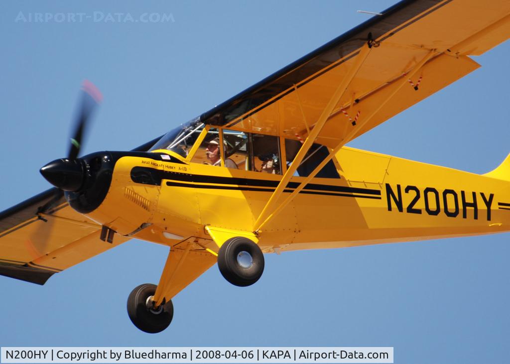 N200HY, 2005 Aviat A-1B Husky C/N 2308, Huskie on Approach to 17L.