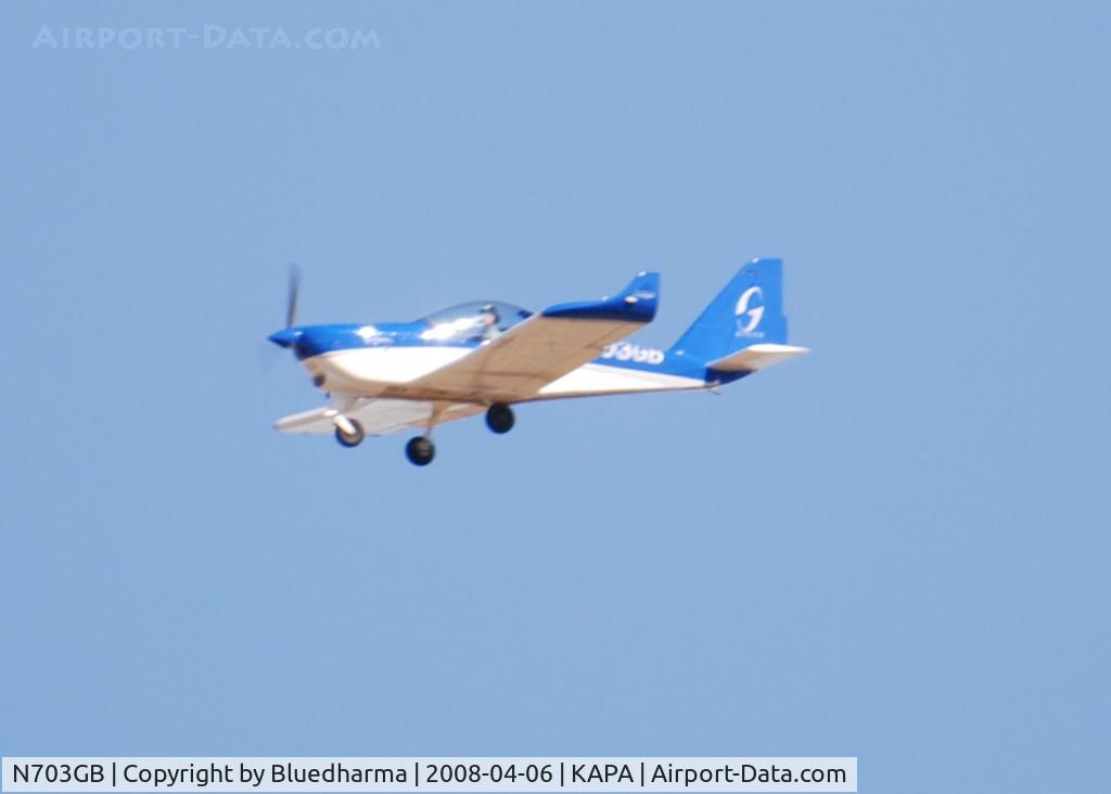 N703GB, 2007 Aero AT-4 LSA C/N AT4-003, Flyover.