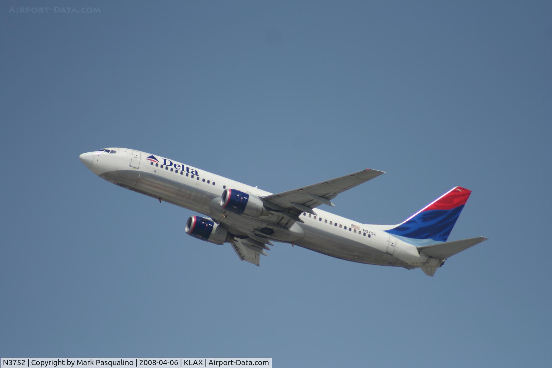 N3752, 2001 Boeing 737-832 C/N 30492, Boeing 737-800
