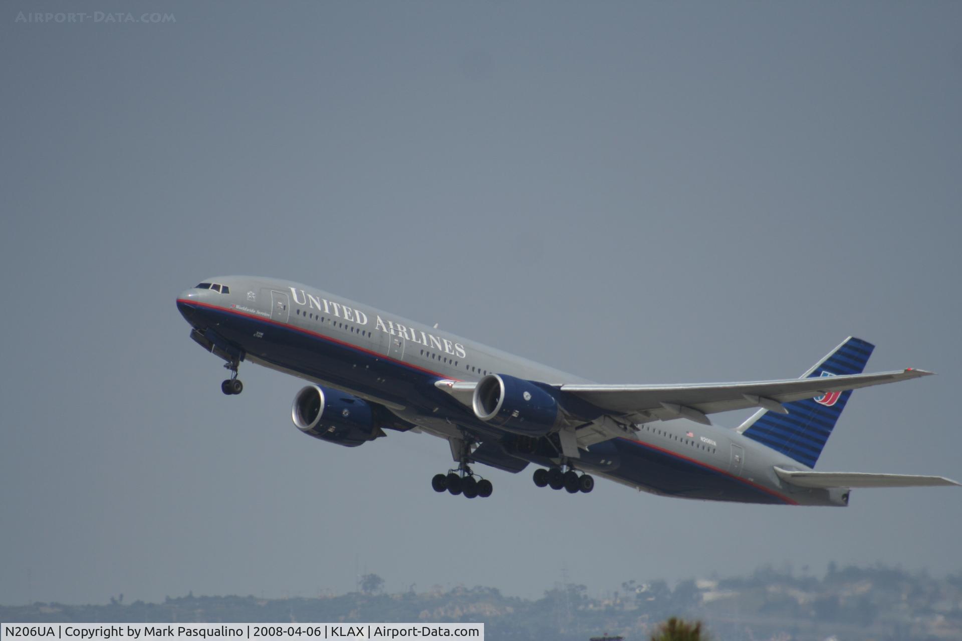 N206UA, 1999 Boeing 777-222/ER C/N 30212, Boeing 777-200