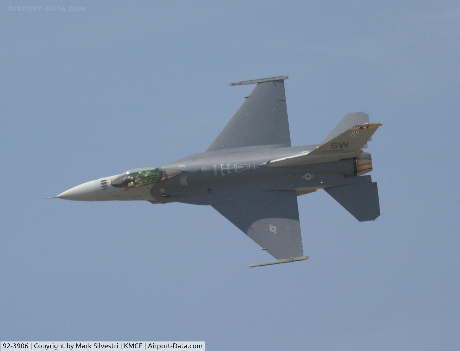 92-3906, 1992 Lockheed F-16CJ Fighting Falcon C/N CC-148, MacDill AFB 2007