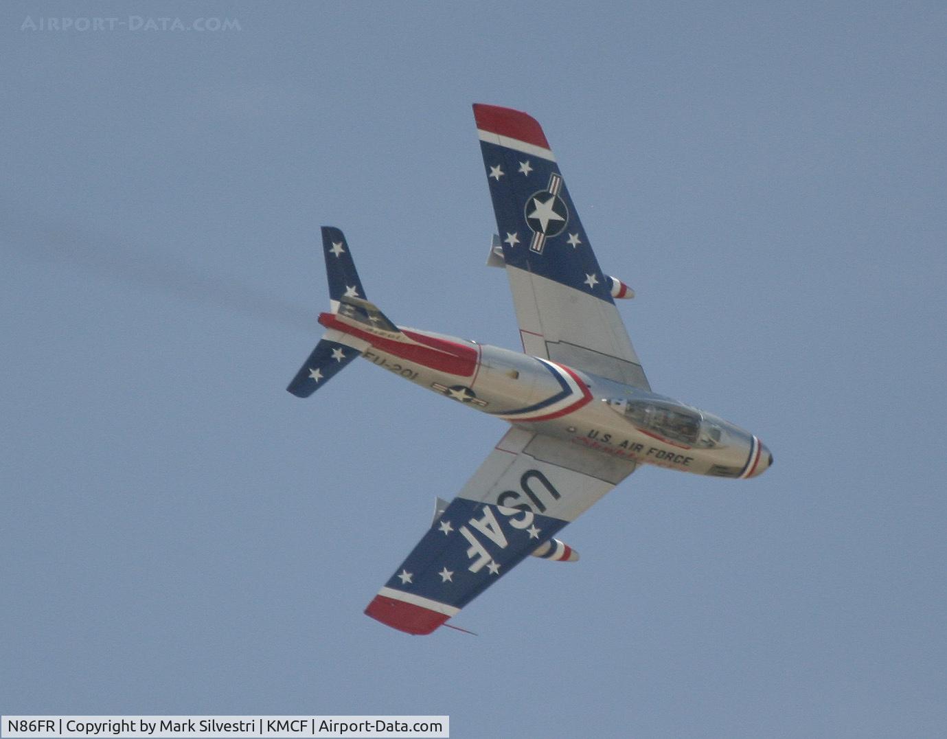 N86FR, 1952 North American F-86F Sabre C/N 191-655, MacDill AFB 2007