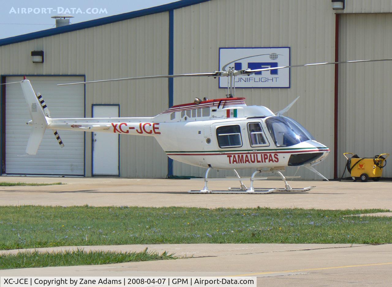 XC-JCE, Bell 206B-3 JetRanger III C/N Not found XC-JCE, At Grand Prairie Municipal
