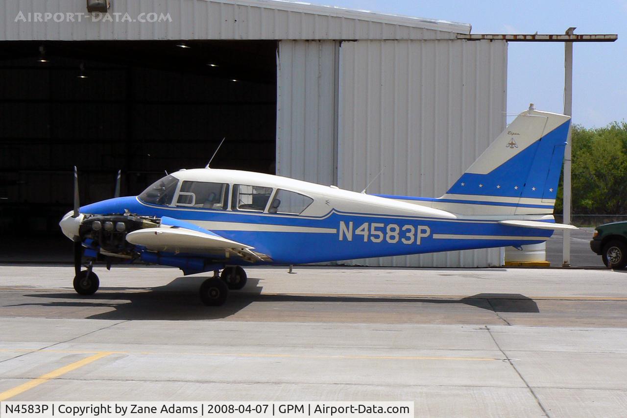 N4583P, 1960 Piper PA-23-250 Aztec C/N 27-92, At Grand Prairie Municipal