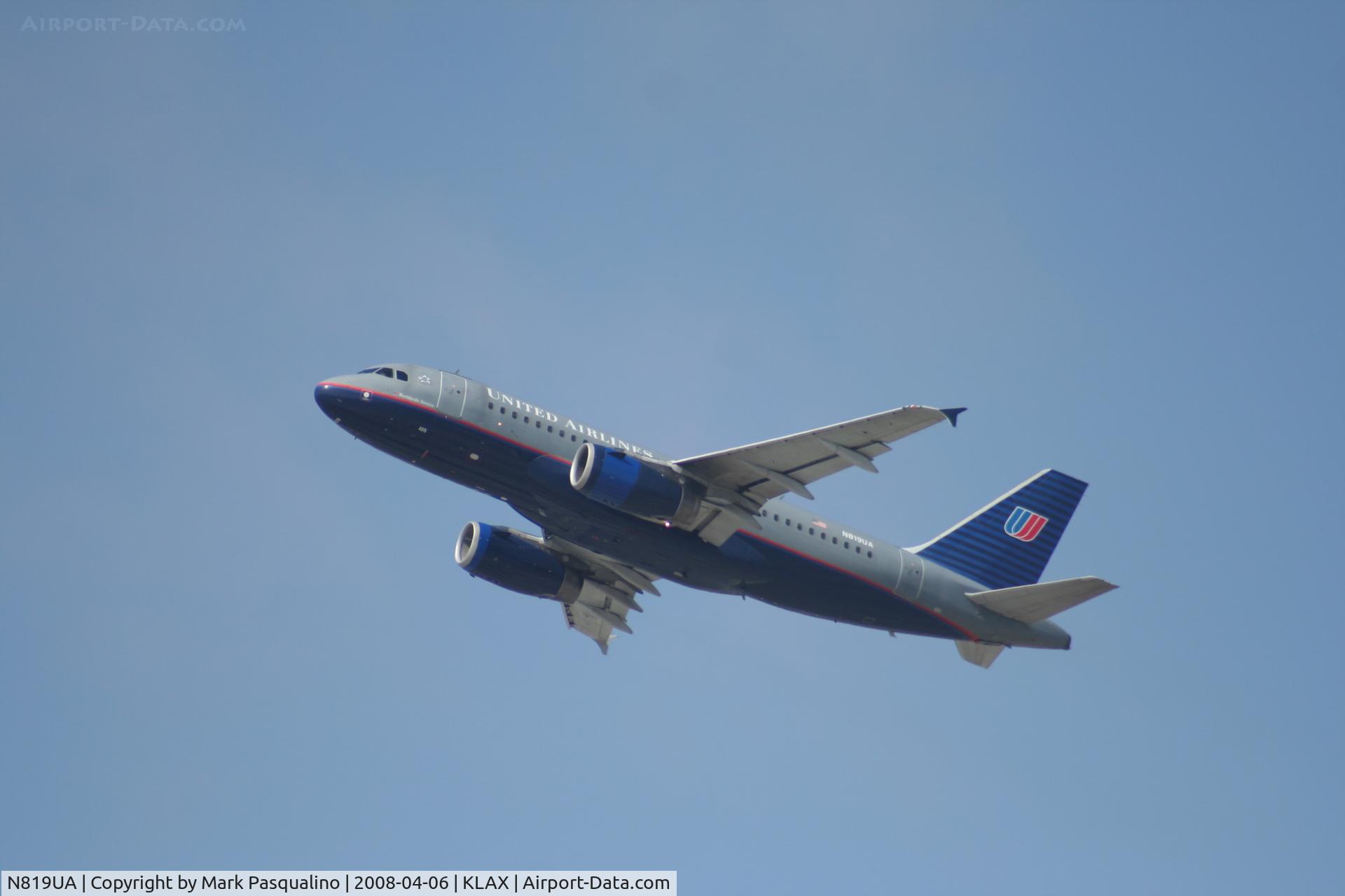 N819UA, 1998 Airbus A319-131 C/N 893, Airbus A319
