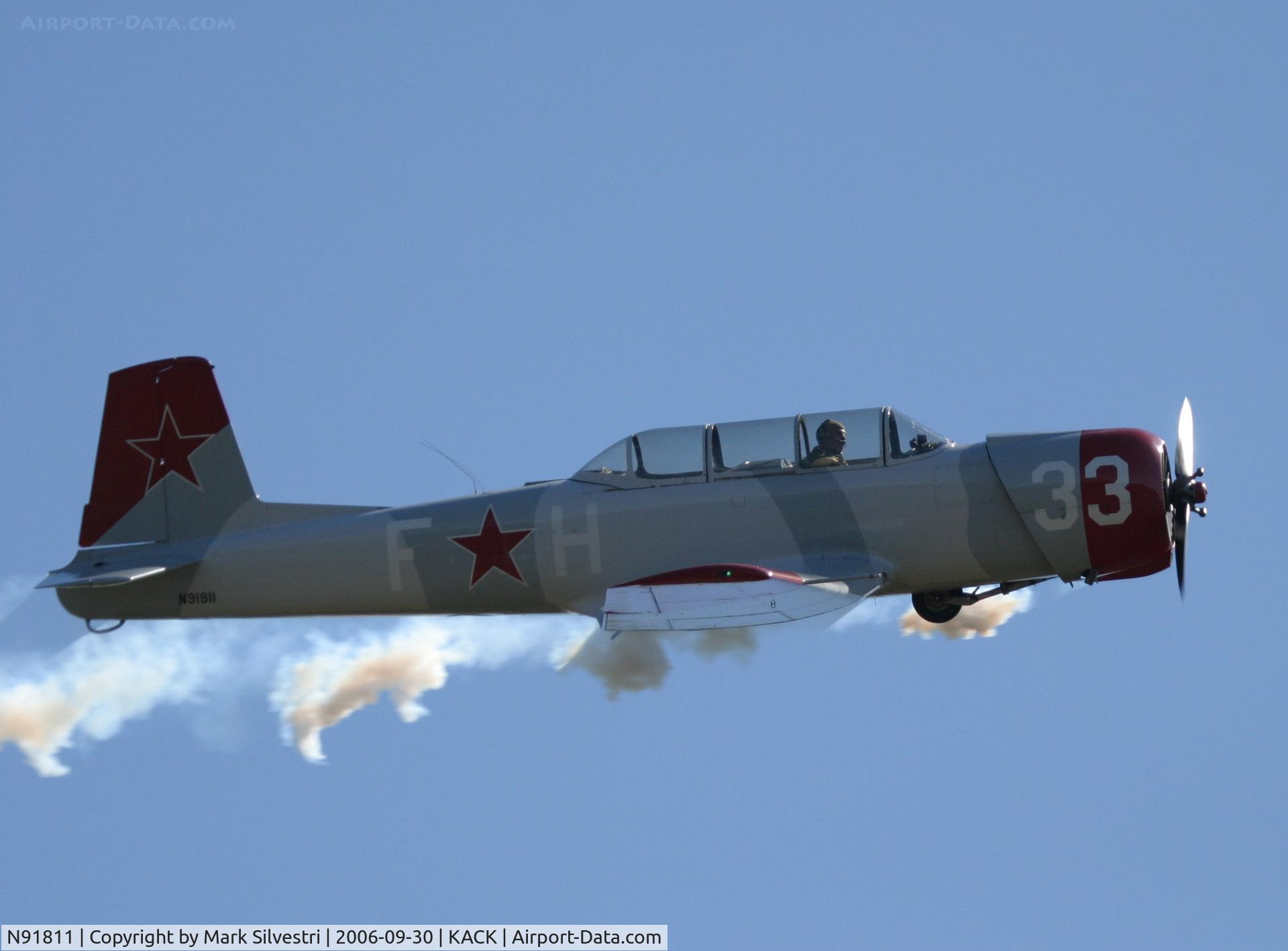 N91811, 1972 Nanchang CJ-6A C/N 2432071, Nantucket Airshow 2006