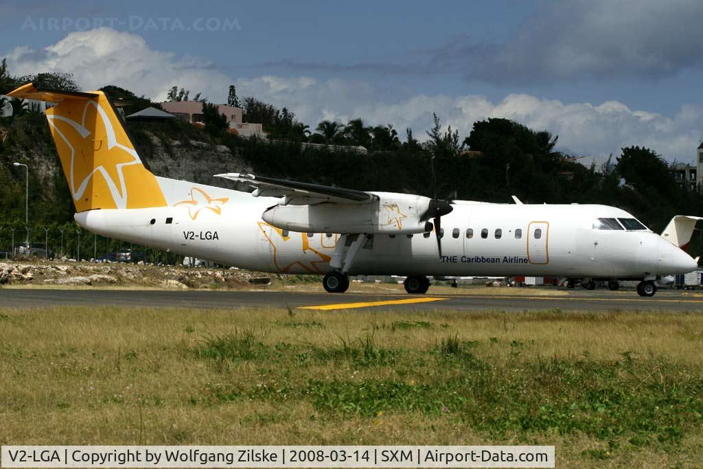 V2-LGA, 1990 De Havilland Canada DHC-8-311 Dash 8 C/N 232, visitor