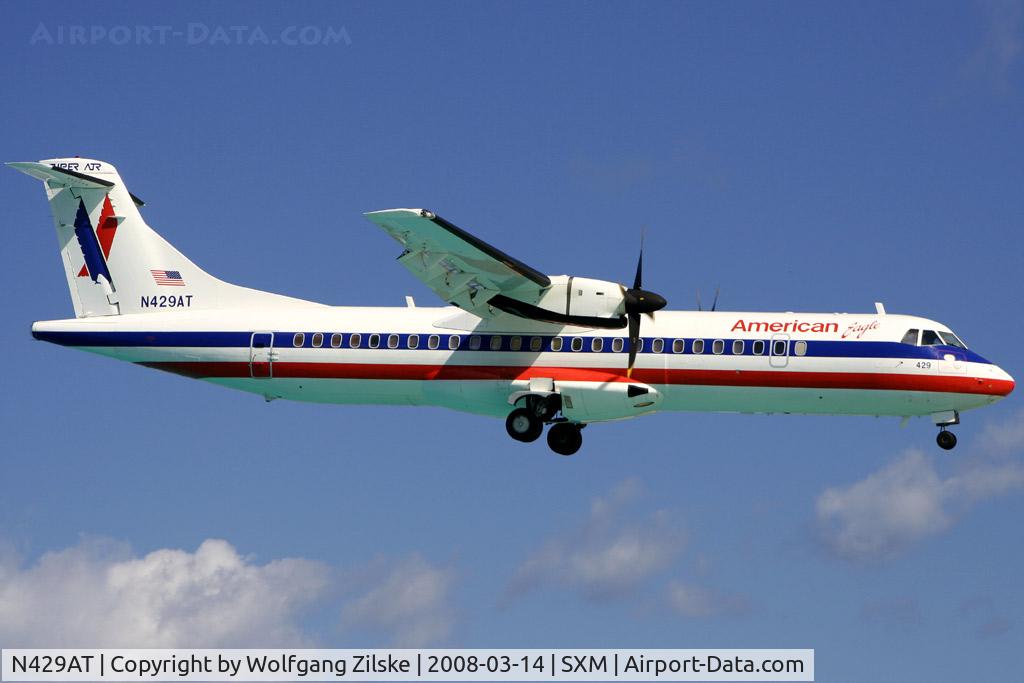 N429AT, 1994 ATR 72-212 C/N 429, visitor