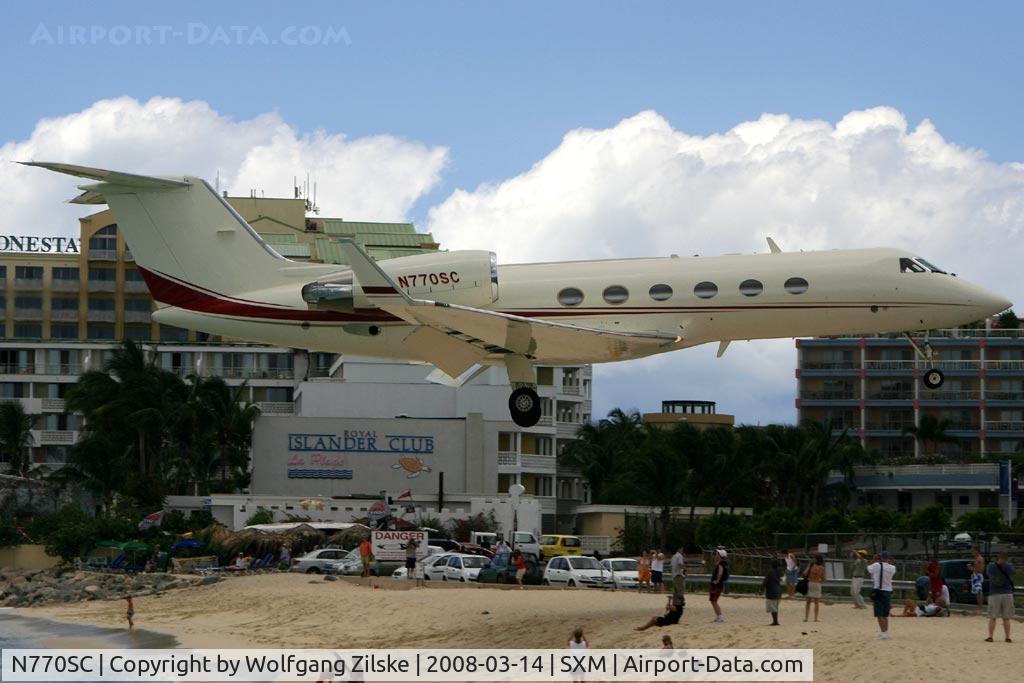 N770SC, 1988 Gulfstream Aerospace G-IV C/N 1056, visitor