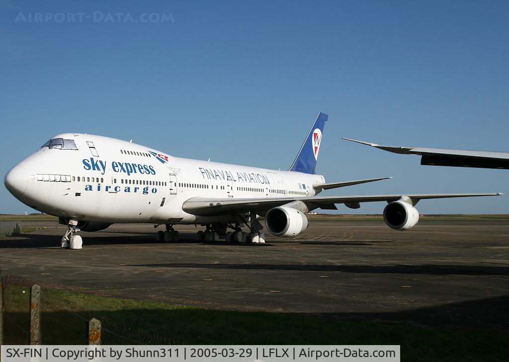 SX-FIN, 1979 Boeing 747-283B C/N 21575, Stored at CHR after company failure...