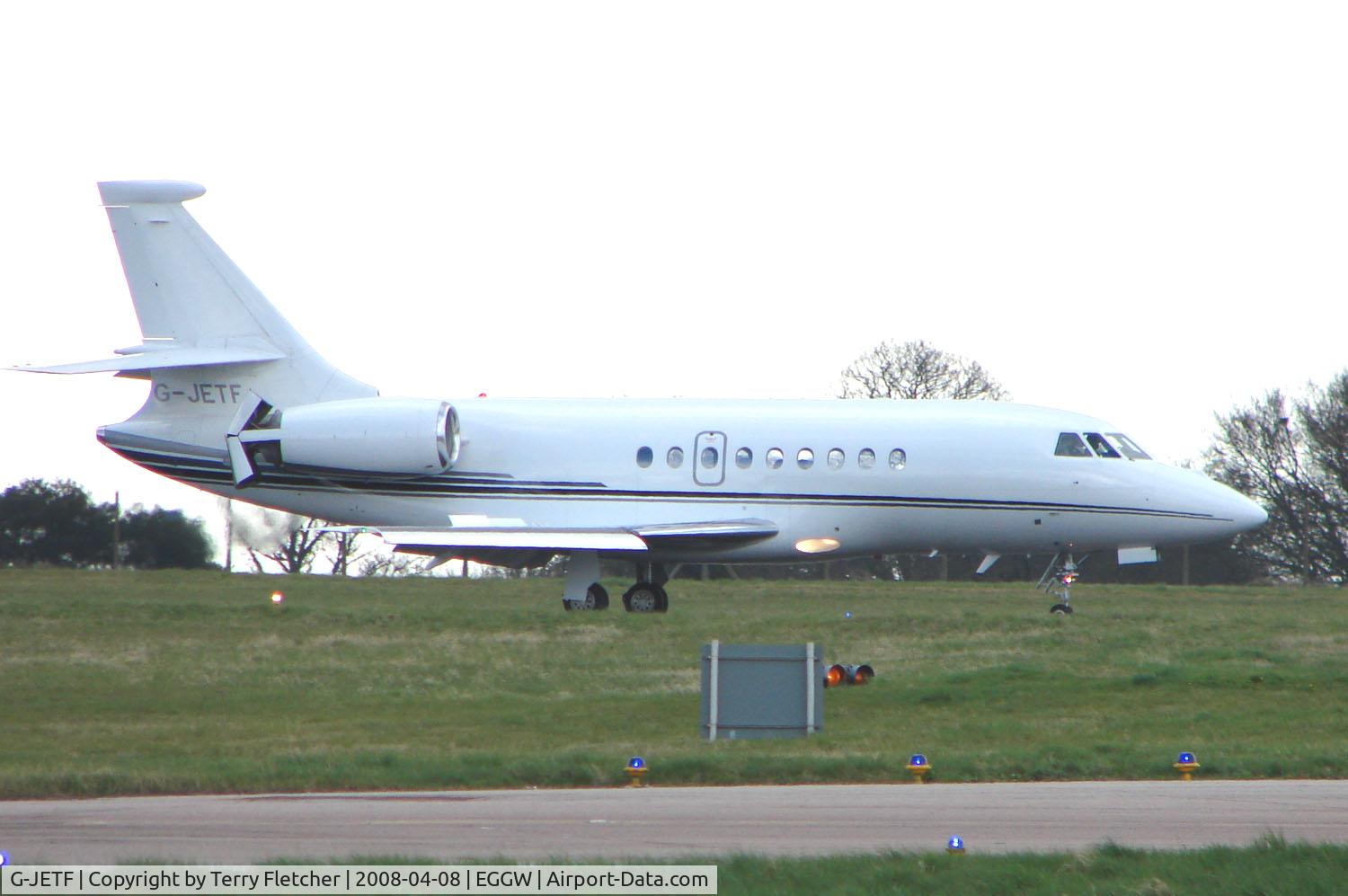 G-JETF, 2006 Dassault Falcon 2000EX C/N 078, Falcon 2000EX at Luton