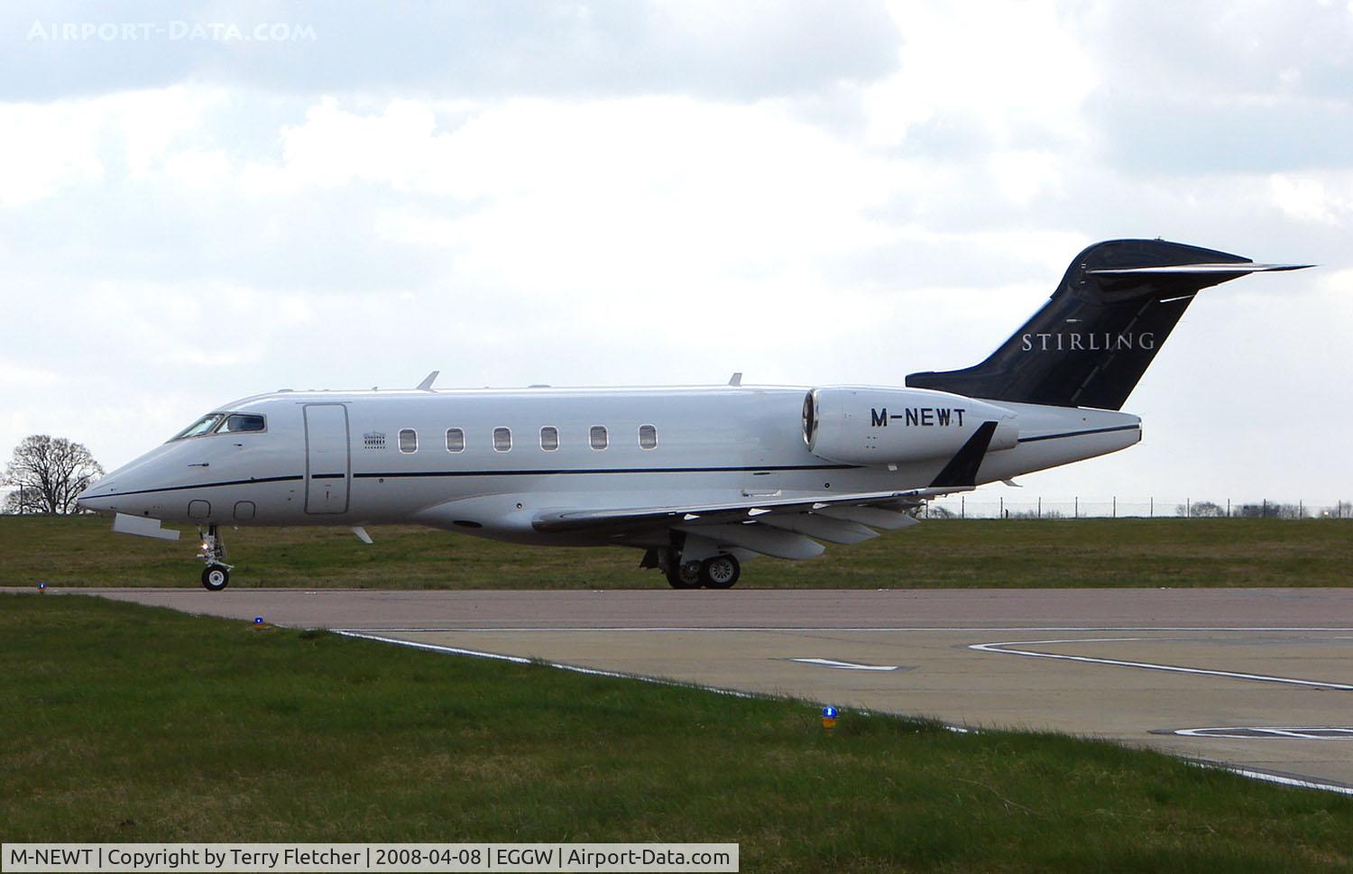 M-NEWT, 2007 Bombardier Challenger 300 (BD-100-1A10) C/N 20151, Isle of Man registered Challenger 300