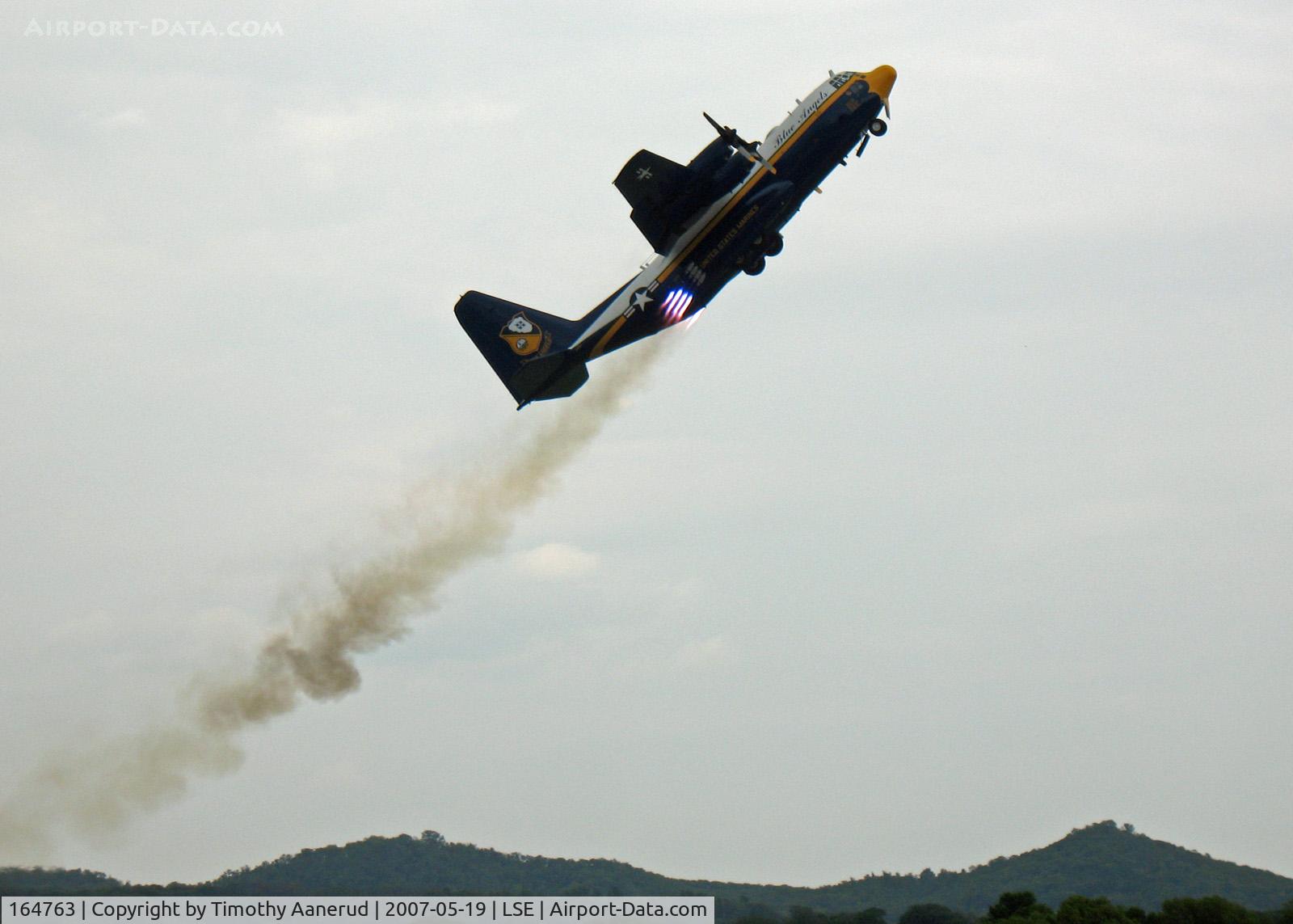 164763, 1992 Lockheed C-130T Hercules C/N 382-5258, JATO takeoff