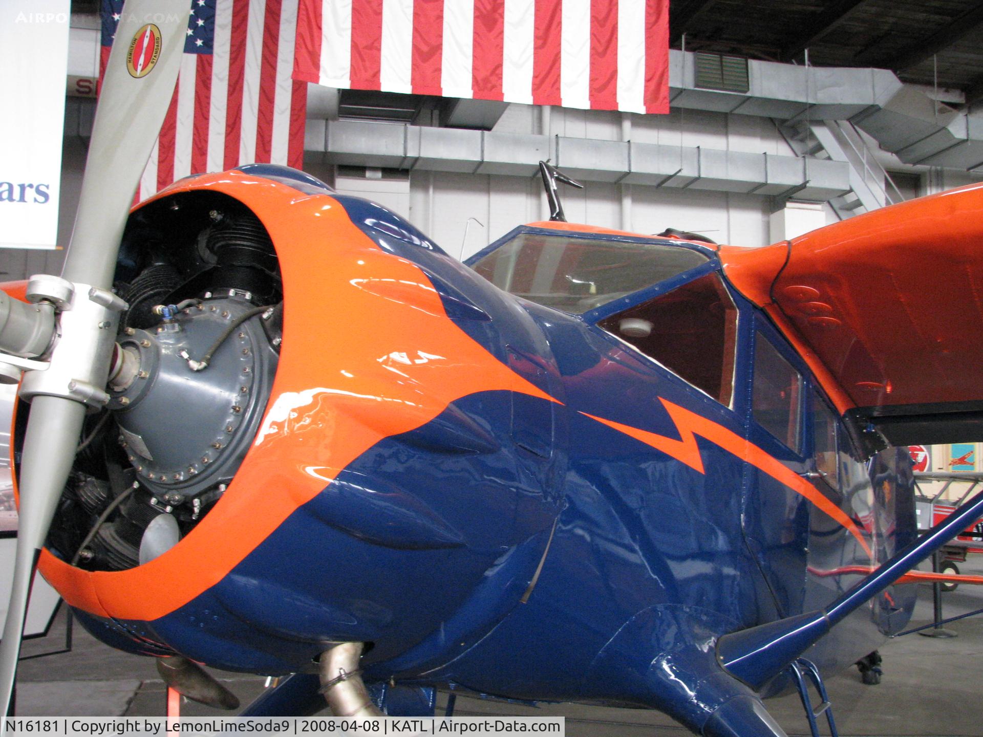 N16181, 1936 Stinson SR-8E Reliant C/N 9755, An Old Delta Aircraft