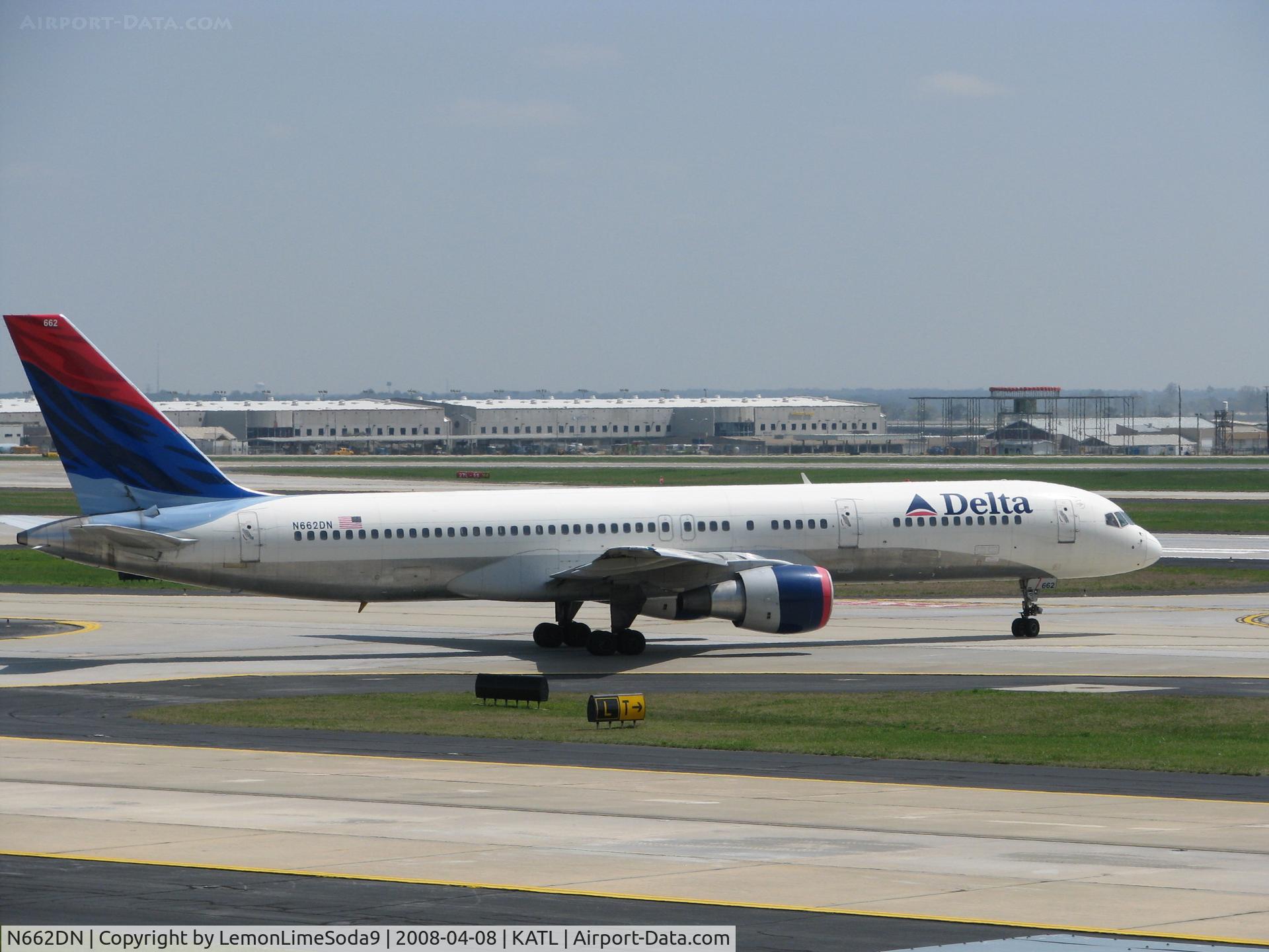 N662DN, 1991 Boeing 757-232 C/N 24991, My day at KATL