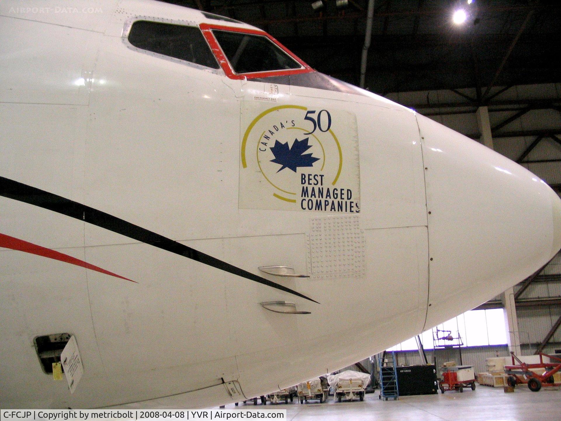 C-FCJP, 1980 Boeing 727-223F C/N 22012, in hangar for repair