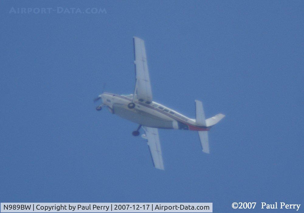 N989BW, 2004 Cessna 208B C/N 208B1058, Headed back to the coast