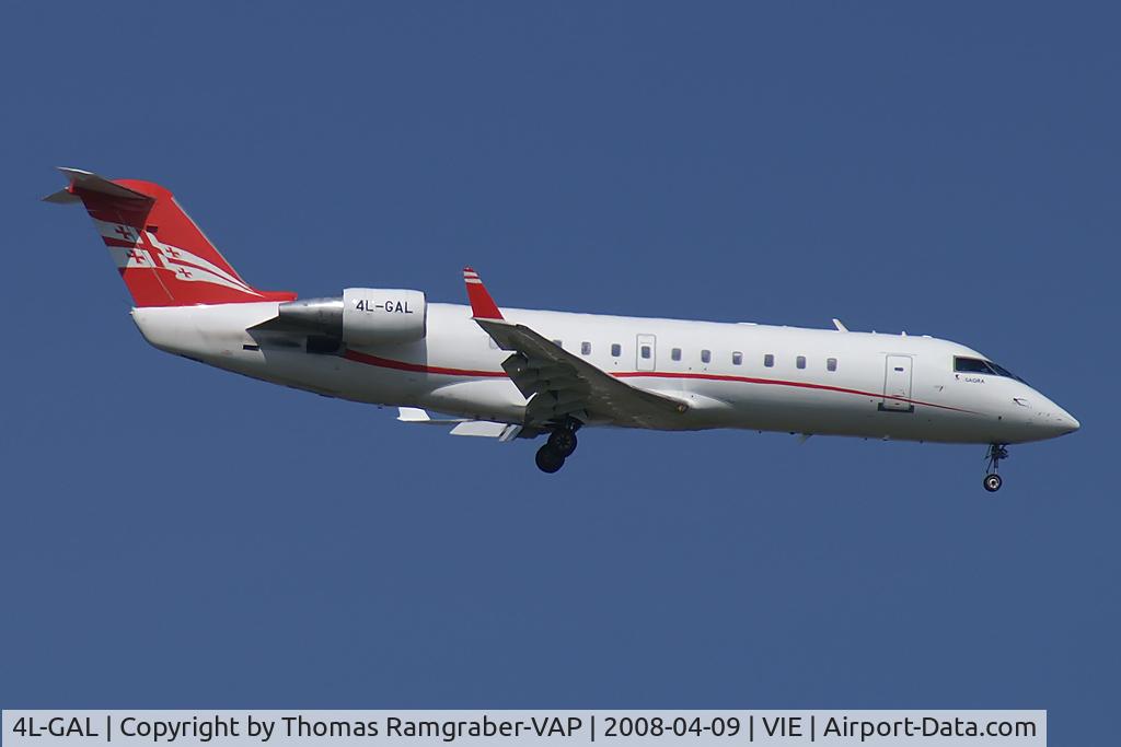 4L-GAL, 1995 Canadair CRJ-100ER (CL-600-2B19) C/N 7076, Georgian Airlines Canadair Regionaljet