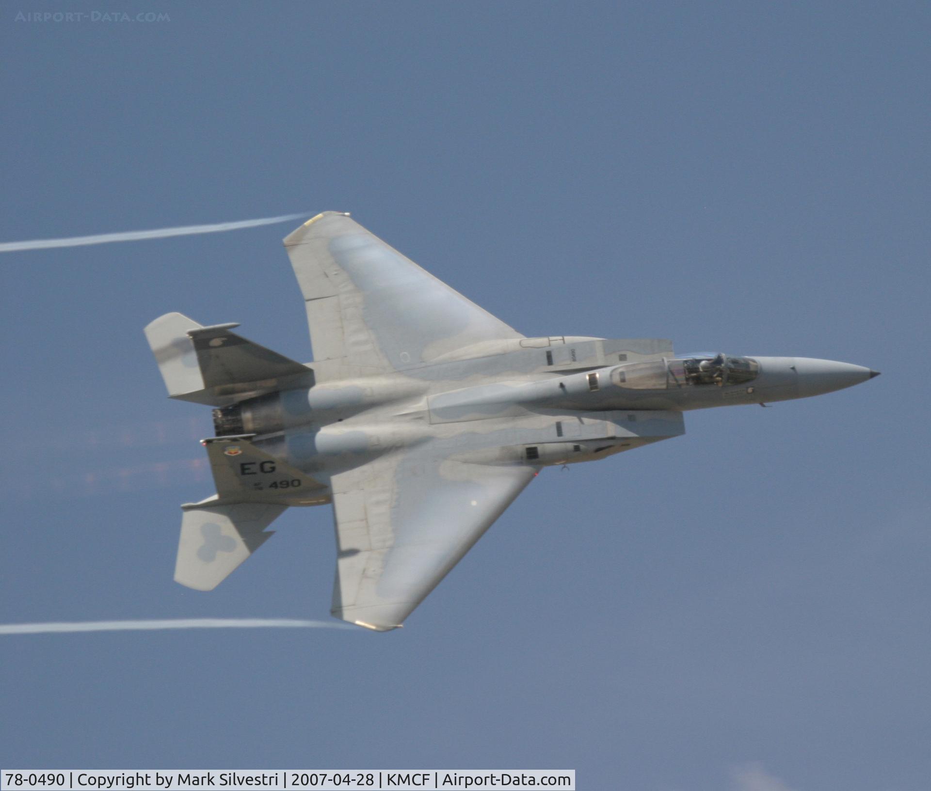 78-0490, 1978 McDonnell Douglas F-15C Eagle C/N 0472/C023, MacDill AFB 2007