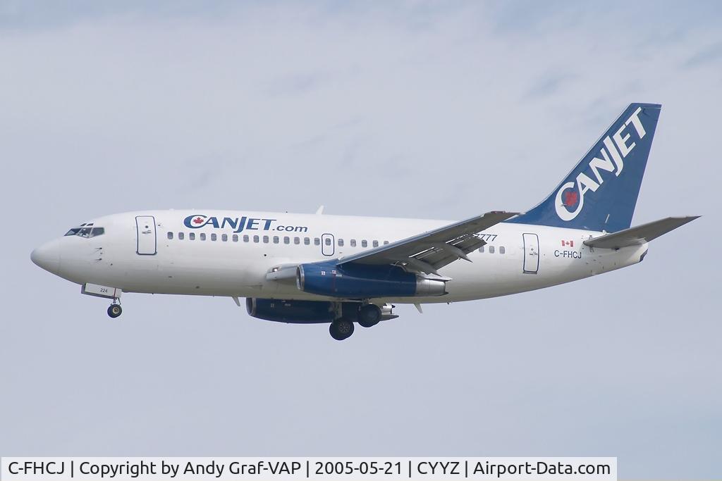 C-FHCJ, 1978 Boeing 737-201 C/N 21666, Canjet 737-200