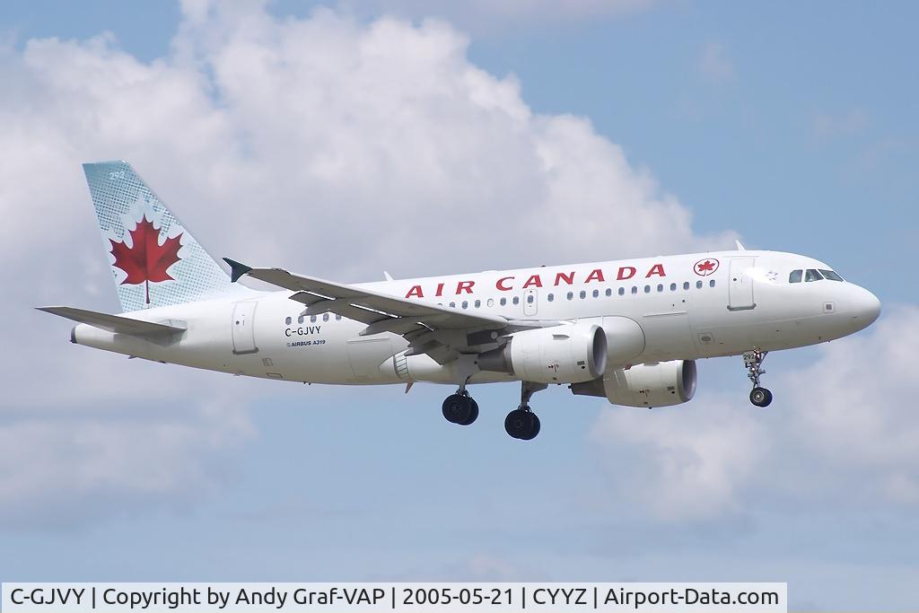 C-GJVY, 2002 Airbus A319-112 C/N 1742, Air Canada A319