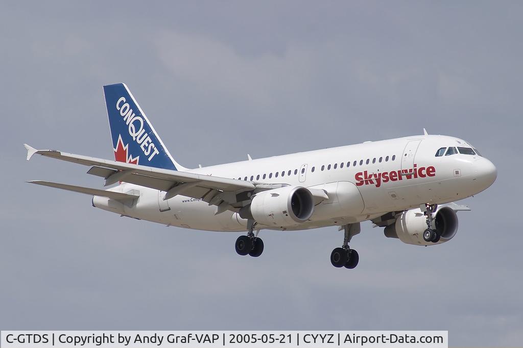 C-GTDS, 2003 Airbus A319-112 C/N 1901, Skyservice A319