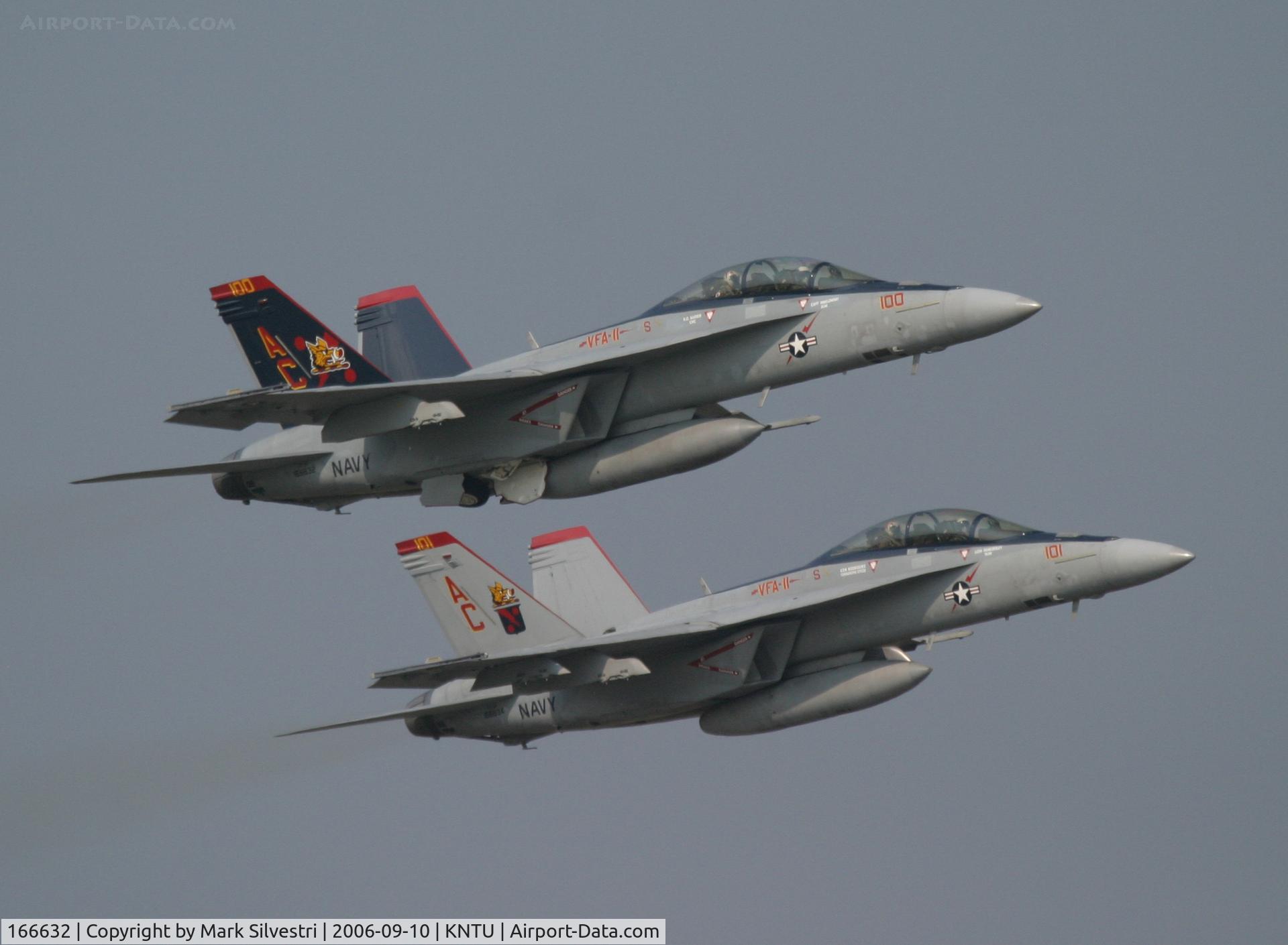 166632, Boeing F/A-18F Super Hornet C/N F125, Oceana NAS 2006