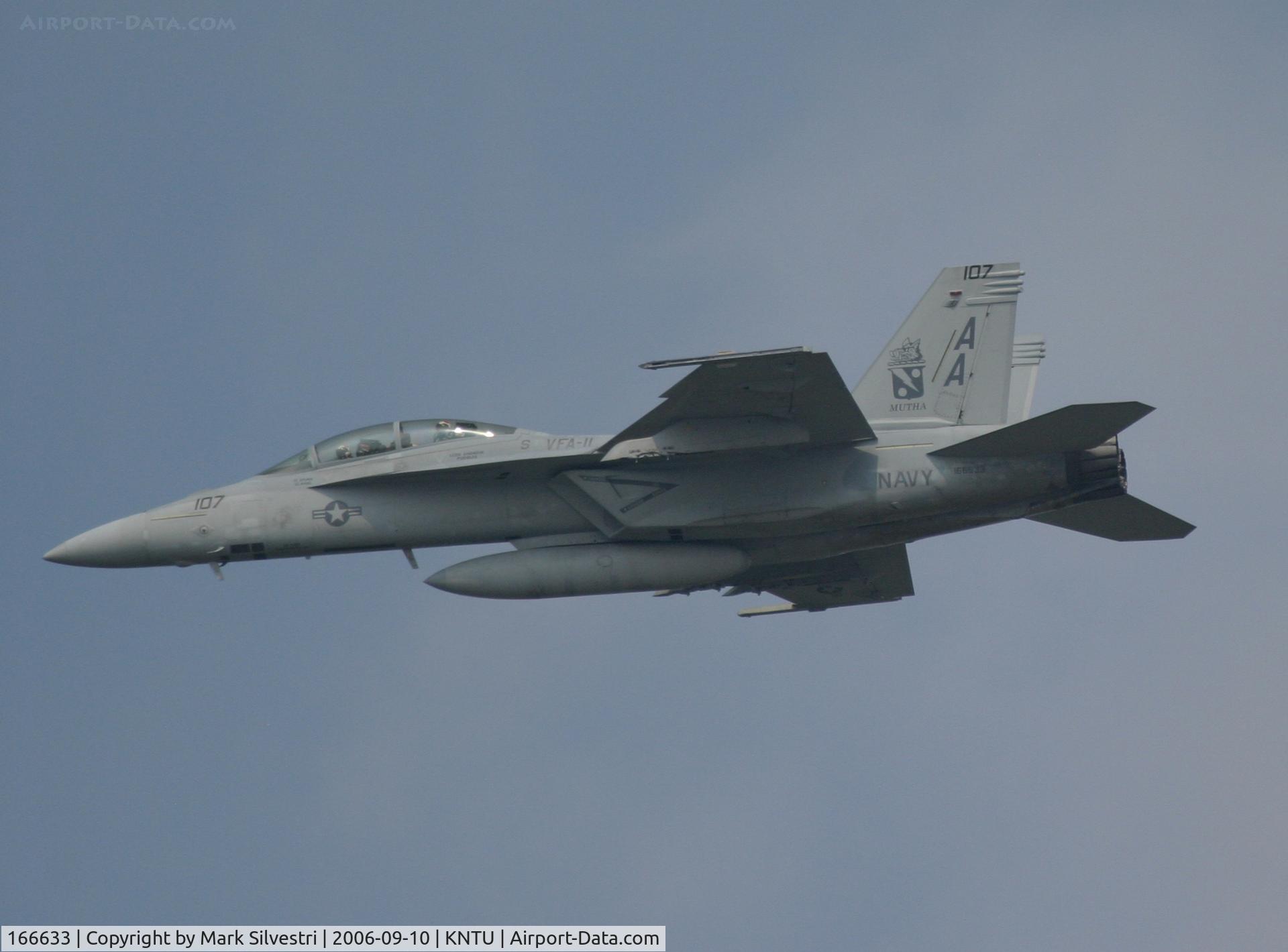 166633, Boeing F/A-18F Super Hornet C/N F126, Oceana NAS 2006