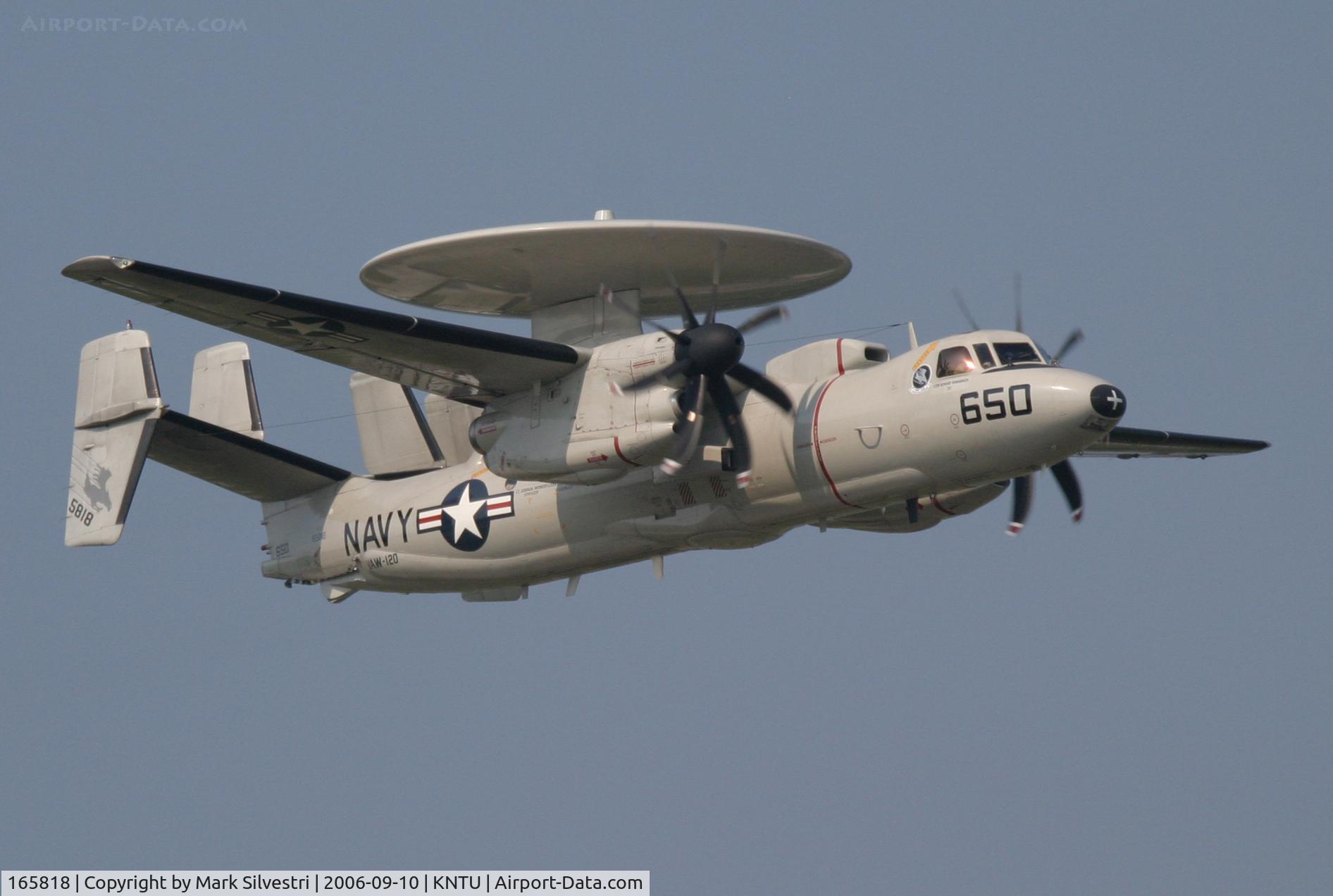 165818, 2000 Northrop Grumman E-2C Hawkeye C/N A189, Oceana NAS 2006