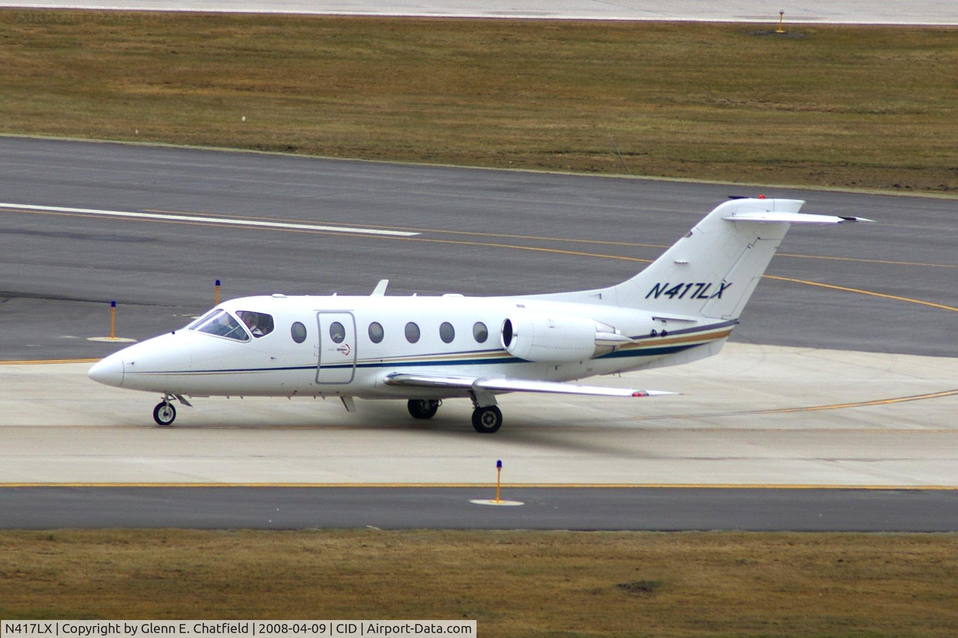 N417LX, 1999 Raytheon Aircraft Company 400A C/N RK-230, Options 417 taxiing on Alpha after landing Runway 27