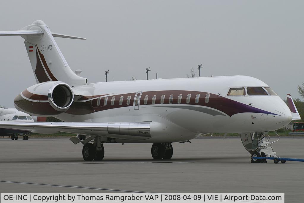 OE-INC, 2006 Bombardier BD-700-1A10 Global 5000 C/N 9168, Global Jet Austria Bombardier Globalexpress