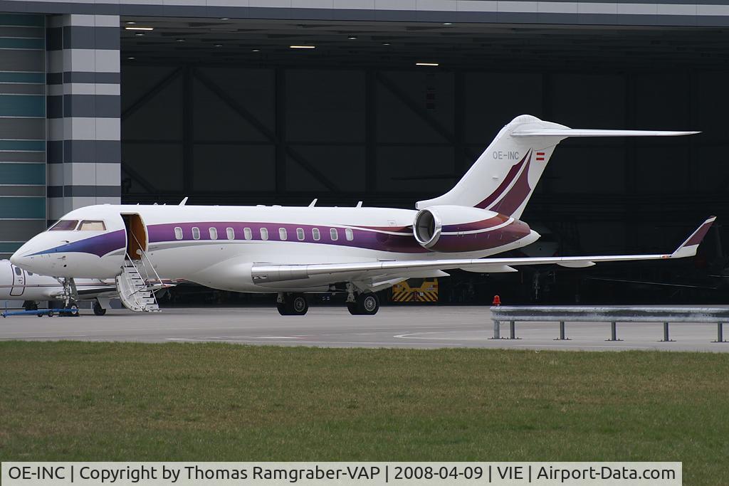 OE-INC, 2006 Bombardier BD-700-1A10 Global 5000 C/N 9168, Global Jet Austria Bombardier Globalexpress