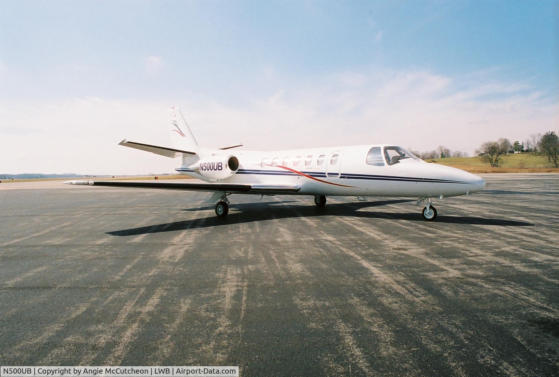 N500UB, 1990 Cessna 560 C/N 560-0052, N5OOUB @ LWB