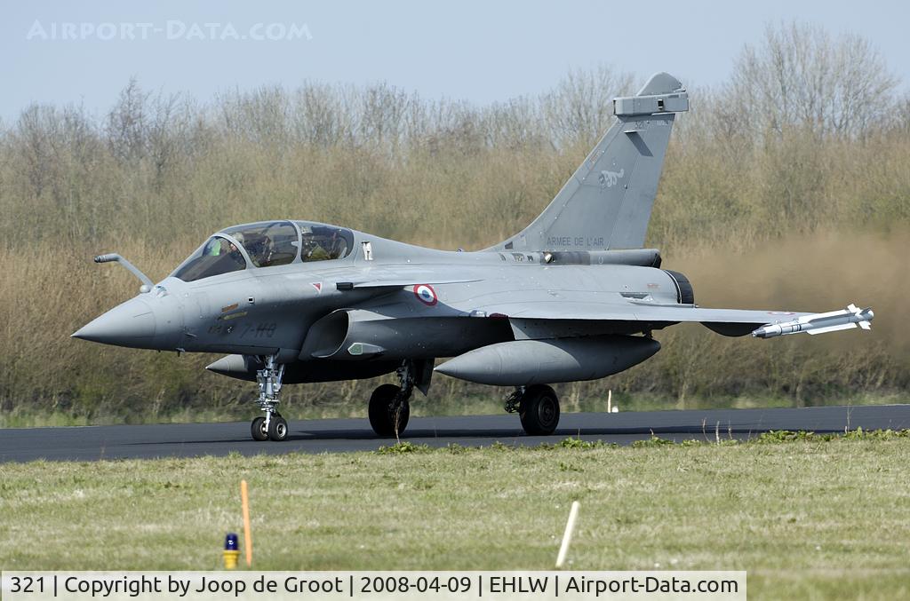 321, 2007 Dassault Rafale B C/N 321, First appearance of the French Rafale in the Frisian Flag exercise.