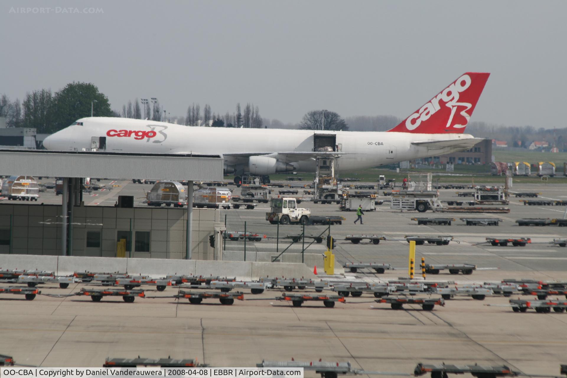 OO-CBA, 1988 Boeing 747-228F/SCD C/N 24158, Brucargo apron