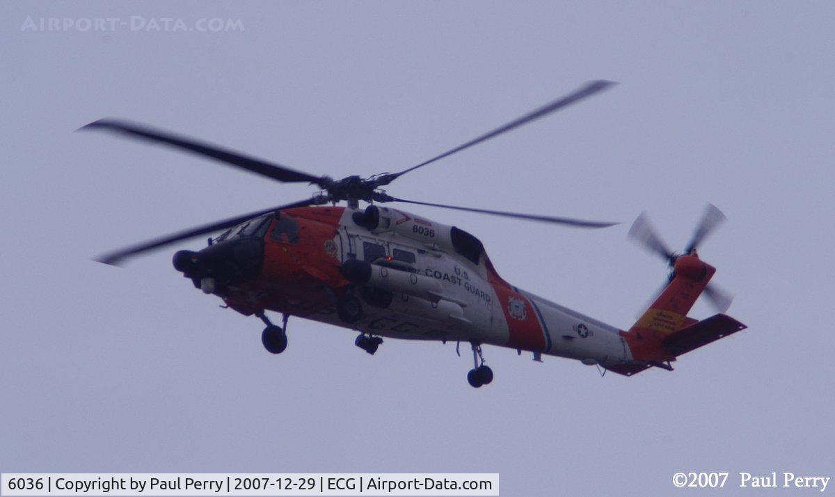 6036, Sikorsky MH-60J Jayhawk C/N 70.1957, Training sortie on a winter's day