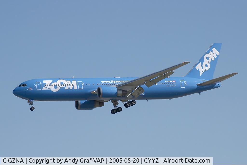 C-GZNA, 1995 Boeing 767-306/ER C/N 27957, ZOOM 767-300