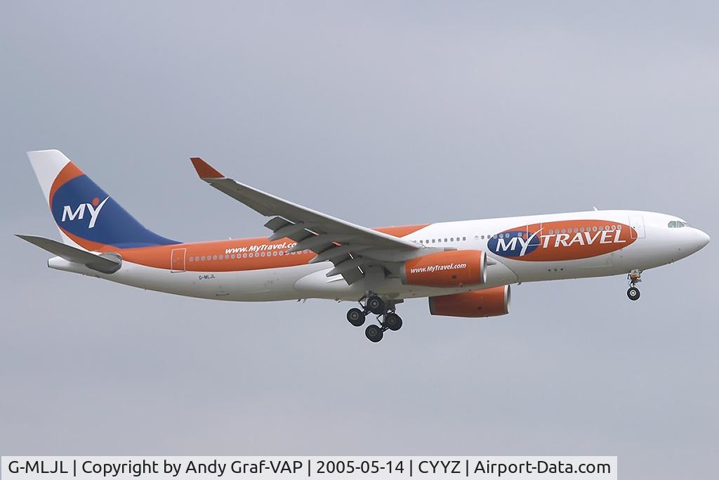 G-MLJL, 1999 Airbus A330-243 C/N 254, MyTravel A330-200