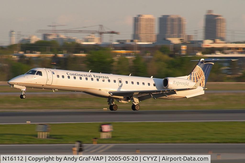 N16112, 2002 Embraer ERJ-145XR (EMB-145XR) C/N 145660, Continental Express EMB145