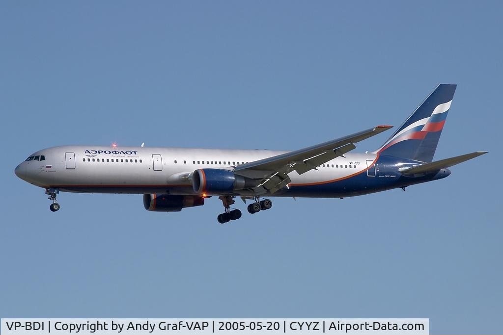 VP-BDI, 1999 Boeing 767-38A C/N 29618, Aeroflot 767-300