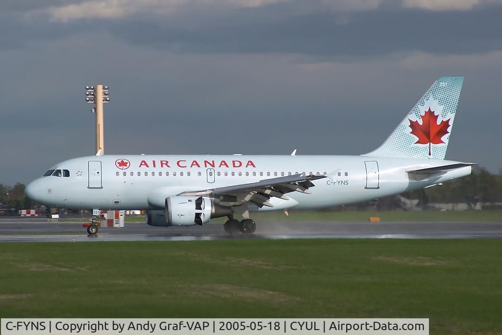 C-FYNS, 1997 Airbus A319-114 C/N 572, Air Canada A319