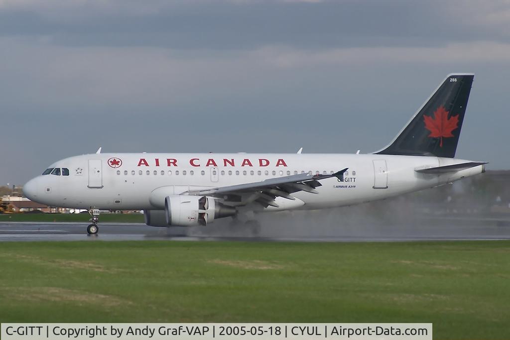 C-GITT, 2001 Airbus A319-112 C/N 1630, Air Canada A319